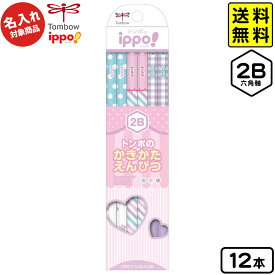 【ポスト投函 送料無料】 トンボ 【名入れ商品】ippo かきかたえんぴつ プリントガール 六角軸 2B 12本入 【UD】 { 名入れ 鉛筆 名入れ鉛筆 卒園記念 プレゼント 名入れえんぴつ 入学 }{ 新入学文具 かきかた鉛筆 2b }[NKP]428[24C22] 送料無料(※沖縄・離島発送不可)