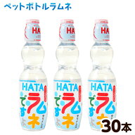 ハタ鉱泉 ペットボトルラムネ ハタ PET ラムネですよ (ビー玉入) 250ml 30本入 { お祭り 縁日 夏祭り 炭…