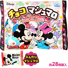 エイワ ディズニー チョコマシュマロ 120g(約28個装入) { おかし おやつ 景品 お祭り 縁日 問屋 子供 子供会 お子様ランチ 詰め合わせ 大量 まとめ買い 保育園 幼稚園 パーティー イベント 配布 }{ 駄菓子 お菓子 マシュマロ チョコ }[25K02]{配送区分D}