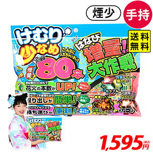 増量大作戦 KS 花火セット 手持花火 手持ち花火 手持ち 花火 セット { 花火 花火セット キャンプ アウトドア イベント 縁日 景品 問屋 お祭り 子供会 自治会 夏休み }{ 花火 80本 煙少なめ 手持