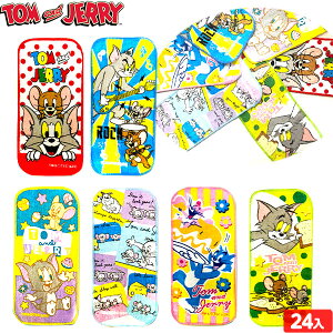 トム&ジェリー ポケタオル 24個装入 { 景品 プチギフト 100円 おもちゃ 詰め合わせ 子供 子供会 幼稚園 パーティー イベント }{ 景品玩具 ポケットタオル プチタオル トムとジェリー グッズ か
