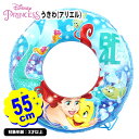 ディズニープリンセス 55cm うきわ アリエル 【送料無料 ポスト投函】{ 浮き輪 子供用 こども 幼児 浮輪 水遊び 浮き輪 うきわ 子供 4歳 キャラクター 5歳 小学生 腕 キッズ 女の子 ディズニー } [24D22]{配送区分N}