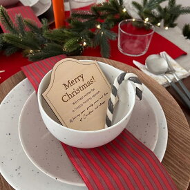 クリスマス カード 木製 飾り テーブルコーデ Flame Circle Hexagon クリスマスデコレーション メッセージカード 手作り風 ナチュラル素材 無垢材 クリスマスギフト 高品質 日本製