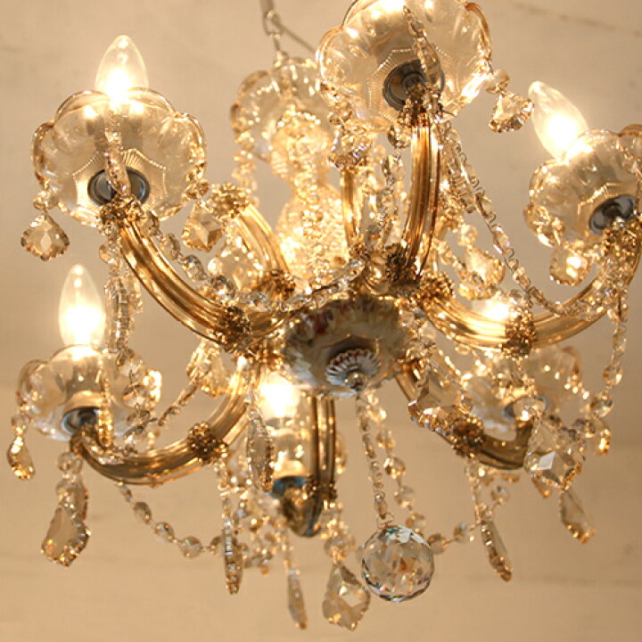 楽天市場】シャンデリア 6灯「サンクチュアリ」( Sanctuary)クリスタル  