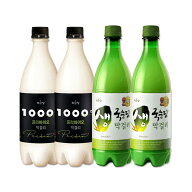 【麹醇堂】クッスンダン2種飲み比べ4本SET！クッスンダン 生マッコリ 750ml【2本】+クッスンダン1000億バ…