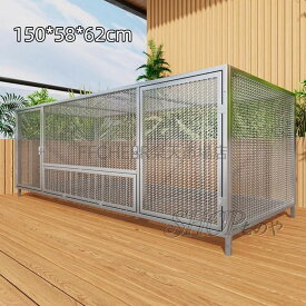 大型のステンレス製鶏小屋、高密度メッシュ、天窓と正面玄関付き、通気性があり、組み立てが簡単、屋内と屋外での使用に適しています