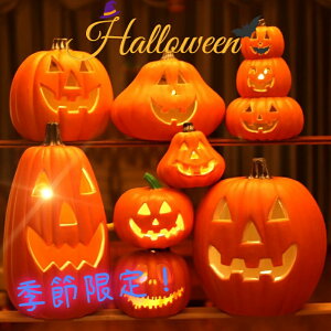 ハロウィン ライト ハロウィン 飾り ハロウィン 置物 かぼちゃモチーフ ハロウィンパンプキンライトランタン LEDライト 飾り付け イルミネーション お化け 防災グッズ 人気 オブジェ 玄関 室