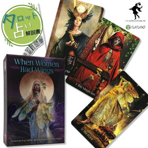 EFEE[}EnhEEBOX ^bg fbL When Women Had Wings Tarot Deck ^bg肢 {t Ki  ^bgJ[h 78   |[`