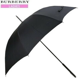 【難あり未使用品】【BURBERRY】バーバリー 日本製 ホースマーク 婦人 長傘(雨傘) 黒『22/7/2』080722