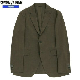 SALE74%OFF COMME CA MEN コムサメン EVALET 吸汗速乾 ジャケット 茶カーキ 22/9/3 150922 23.10sage