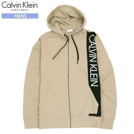 Calvin Klein カルバンクライン ステートメント グラフィック ラウンジ パーカー ルームウェア ベージュ 22/10/2 061022 23.1sage