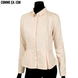 ●SALE82%OFF【COMME CA ISM】コムサイズム ぺプラムシャツ(長袖) 橙『18/5/2』090518　20.03sage【送料無料】