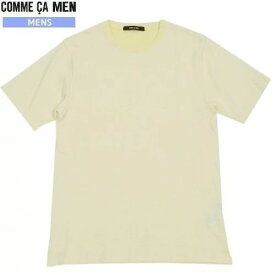 SALE69%OFF【COMME CA MEN】コムサメン 日本製 カラーバック ニットソー(半袖) 黄色『22/3/5』310322【送料無料】 23.10sage