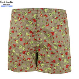 新古品 ポールスミス トランクス パンツ Paul Smith メンズ ブランド ギフト プレゼント "フラワー" プリント TRUNKS 茶 1505BE【送料無料】