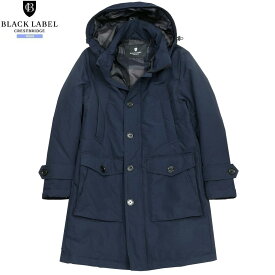 ブラックレーベル クレストブリッジ ダウンジャケット BLACK LABEL CRESTBRIDGE 30%OFF メンズ ブランド 2WAY ナイロンタッサー ロング 紺 2711BE