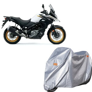 �o�C�N�J�o�[ �ԑ̃J�o�[ �ϔM �X�Y�L V-Strom 650 XTUV�J�b�g ��v ���� 210D�I�b�N�X ���� �O�㌮�� ����h�~ ����іh�~ �ϋv �o�C�N�J�o�[ (Silver(��) M(200cm*90cm*110cm))