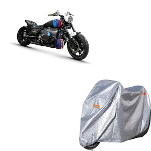 �o�C�N�J�o�[ BMW F 850 GS Adventure�ԑ̃J�o�[ �ϔM UV�J�b�g ��v ���� 210D�I�b�N�X ���� �O�㌮�� ����h�~ ����іh�~ �ϋv �o�C�N�J�o�[ (Silver(��) L(220*95*110cm))