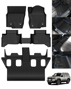 �V�^ �����h�N���[�U�[ 250 ��p 3D�t���A�}�b�g �h�� �����N��250 ���̃J�[�}�b�g �Z�J���h�}�b�g Land Cruiser 250 GDJ250W/TRJ250W 2024�N4��-���s TPE�f�� �ϖ��C �ω��� �ό� ��R�� �J�X�^���p�[�c 4