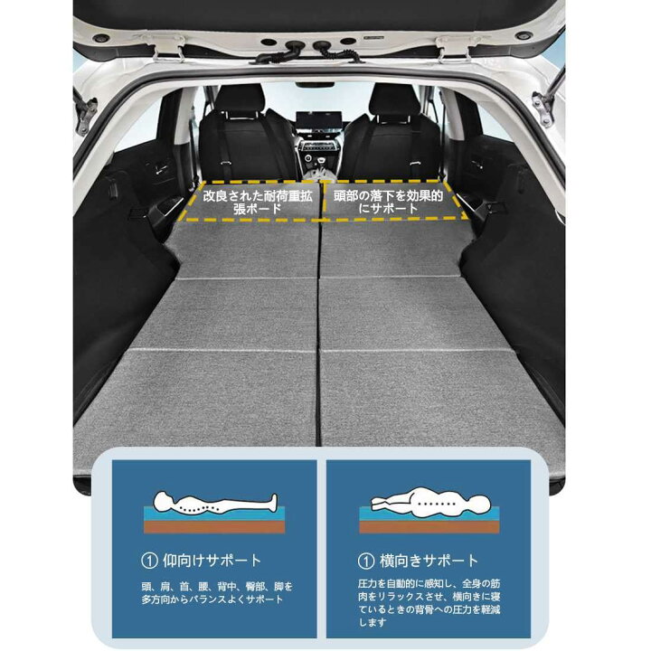 楽天市場】2025 新型 車中泊 マット 10系シエンタ 5人乗り 車内ベッド 