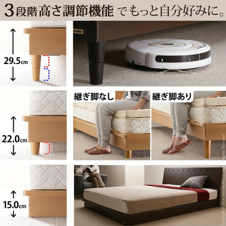 楽天市場】フランスベッド ダブル フレームのみ【組立設置対応可能 
