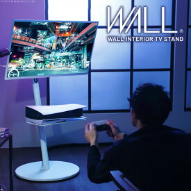 累計70万台 テレビ台 壁寄せテレビスタンド WALL A2ロータイプ ゲーミングモデル 24型～55型対応+レコーダー棚板+上下角度調整ブラケット 3点セット