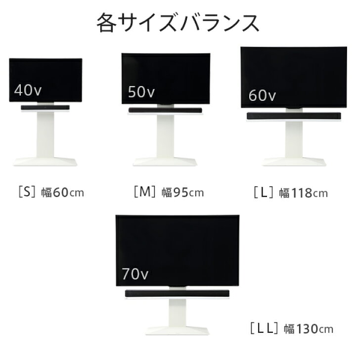 楽天市場】WALL インテリアテレビスタンド V2・V3・V3SW・V5・S1対応 
