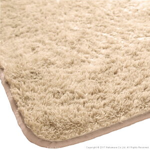 【5%OFFクーポン対象】ホットカーペット カバー 洗える 『ラグマット〔モリス〕 2畳(186x186cm) カバーのみ』 電気カーペット対応 床暖房対応 ラグ マット ふんわり 北欧 防ダニ エルク シャ