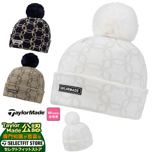 yFGzTaylorMade e[[Ch St UN300 W || jbg Lbv W POM POM KNIT CAP (fB[X)