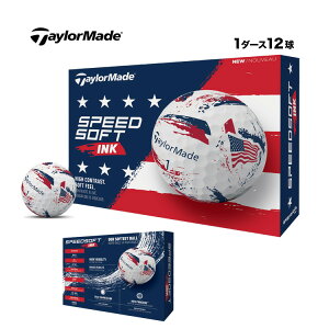 �yFG�zTaylormade �e�[���[���C�h �S���t�{�[�� TM25 SpeedSoft Ink USA dz 1�_�[�X(12��)