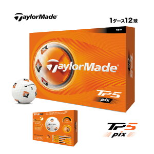 �yFG�z�y���{���K�i�z 2026 Taylormade �e�[���[���C�h �S���t�{�[�� 26 TP5 Pix �{�[�� 1�_�[�X(12��)