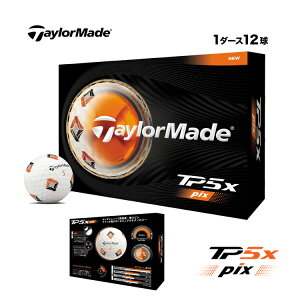 �yFG�z�y���{���K�i�z 2026 Taylormade �e�[���[���C�h �S���t�{�[�� 26 TP5x Pix �{�[�� 1�_�[�X(12��)