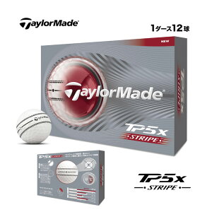 �yFG�z�y���{���K�i�z 2026 Taylormade �e�[���[���C�h �S���t�{�[�� 26 TP5x �X�g���C�v �{�[�� 1�_�[�X(12��)