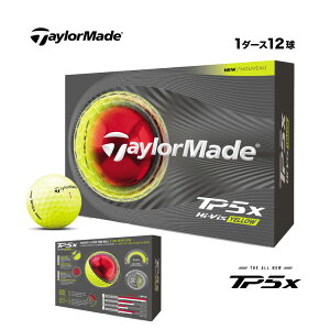 �yFG�z�y���{���K�i�z 2026 Taylormade �e�[���[���C�h �S���t�{�[�� 26 TP5x �C�G���[ �{�[�� 1�_�[�X(12��)