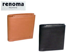 お得クーポン有り ラッピング無料 正規品 メンズ レディース ギフト レノマオム renoma HOMME レーヴ 札入れ 小型 506603 ikt02