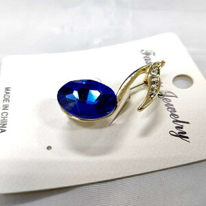 ブローチ お買い得 音符 ゴールド ブルー 入学式 入園式 卒園式 卒業式 結婚式 セレモニー 普段使い おしゃれ 母の日 父の日