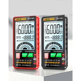 お買い得 Aneng 616 デジタルマルチメータ ボルトアンペアテストメーター 多機能テスター 電圧計 電流計 AC/DC 抵抗 電圧 電流 測定 静電容量 周波数測定 温度計 ケース ポーチ付き