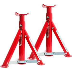 【3t】折りたたみ式 ジャッキスタンド シャッキアップ タイヤ交換 自動車用 2基セット
