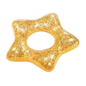 浮き輪 大人 スイムリング フロート ビーチ キラキラ ラメ 星型 水遊び 夏休み 海 プール 海水浴 90cm