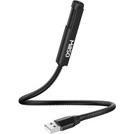 マイク USB PCマイク 無指向性 高感度 360°集音 角度調整可能 フレキシブルアーム コンパクト 小型マイ…