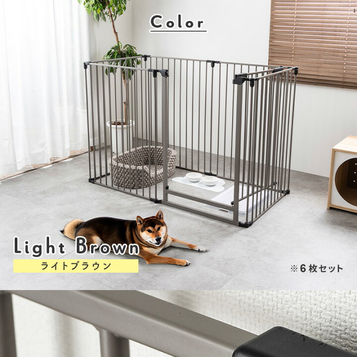楽天市場】犬 ケージ Lサイズ ゲージ ペットケージ ノルディ L字 