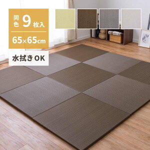 ���F9���Z�b�g ���@���ł��� ������ �u���� ���͗l ��65×65×2.5cm ���� ���Ȃ� �t���A�� ���j�b�g�� PP ����~�ߕt��