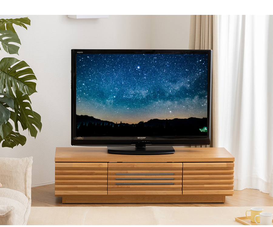 楽天市場】天然木 テレビ台 幅120cm 完成品 テレビボード tvボード