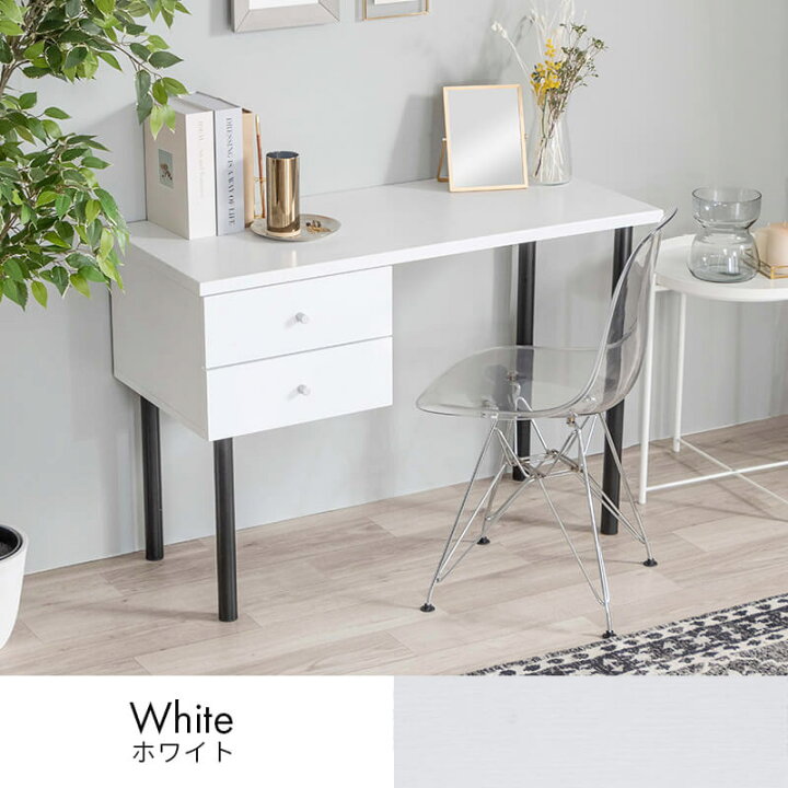 楽天市場 デスク 北欧調 シンプル ホワイト 白 木製 韓国風 韓国テイスト 学習机 勉強机 作業台 幅105 Desk おしゃれ 在宅ワーク モダン 机 Pcデスク 送料無料 B 家具 インテリアのmint楽天市場店