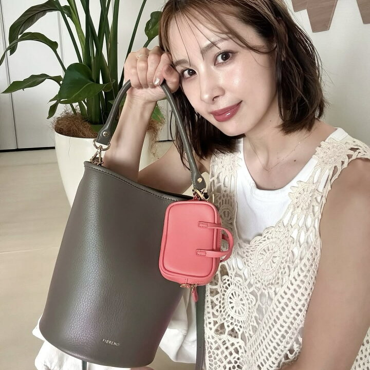 楽天市場】（20%OFF）【FIBRENO フィブレノ】BUCKET BAG ハンドバッグ 