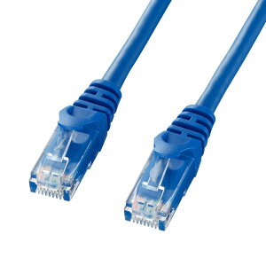 TTvC CAT6LANP[u (2m) UTP 1Gbps/250MHz RJ45 c܂h~ u[ LA-Y6-02BL