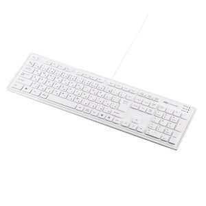 �T�����T�v���C �X�����L�[�{�[�h �����u���� �z���C�g SKB-SL16W
