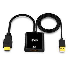 BENFEI HDMI - DisplayPort アダプタ、 HDMI ソース - DisplayPort モニター PC グラフィックカード ノートパソコン PS5 Xbox One(360) 対応 4K@60Hz 2K@144Hz 1080P@165Hz