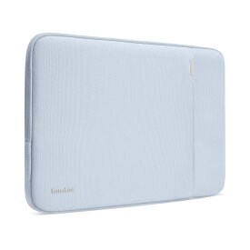 tomtoc 360°保護 パソコンケース 16インチ MacBook Pro M2/M1 Pro/Max 2023-2019 / 15.6型 富士通 FMV Lifebook AH 2020-2023発売モデル対応 耐衝撃 スリーブ ノートPCインナーバッグ 撥水加工 ミスティブルー