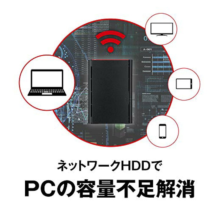 楽天市場】バッファロー BUFFALO NAS スマホ/タブレット/PC対応 