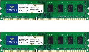 Timetec ^CebN fXNgbvPCp DDR3L 1600MHz 8GB x 2 (16GB) PC3-12800/PC3L-12800 240 Pin 1.35V